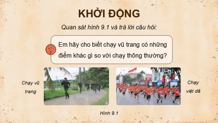 Giáo án điện tử Quốc phòng an ninh 12 kết nối Bài 9: Chạy vũ trang