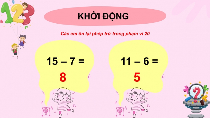 Giáo án PPT Toán 2 cánh diều bài Phép trừ (có nhớ) trong phạm vi 100