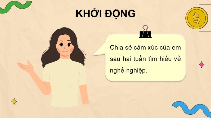 Giáo án điện tử Hoạt động trải nghiệm 5 kết nối Chủ đề Ước mơ nghề nghiệp - Tuần 34