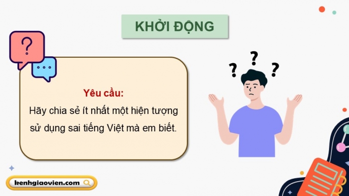 Giáo án điện tử Ngữ văn 12 kết nối Bài 9: Giữ gìn và phát triển tiếng Việt