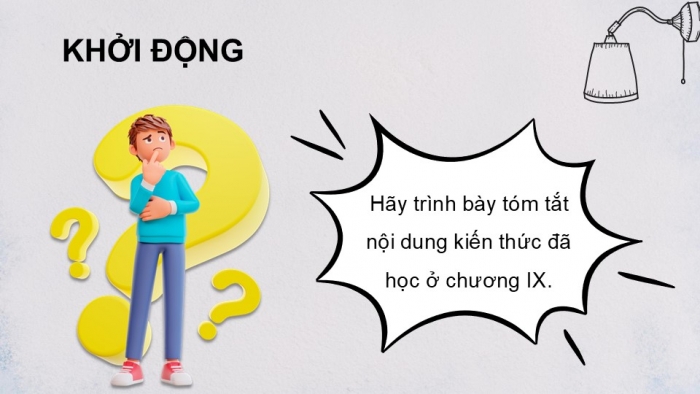 Giáo án điện tử Công nghệ 12 Điện - Điện tử Kết nối Bài Tổng kết chương IX