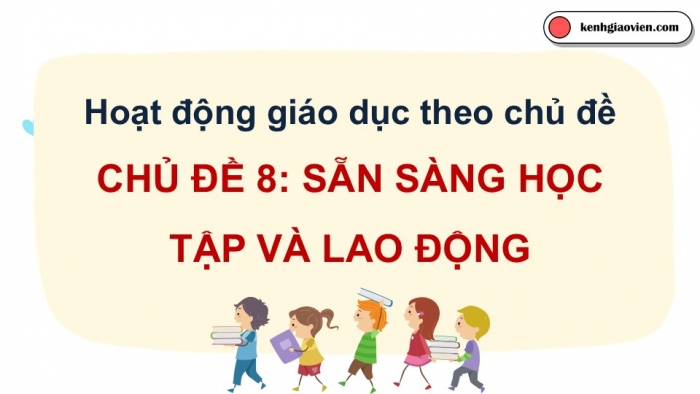 Giáo án điện tử Hoạt động trải nghiệm 12 chân trời bản 1 Chủ đề 8: Sẵn sàng học tập và lao động (P2)