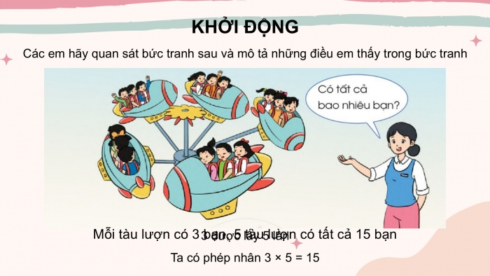 Giáo án PPT Toán 2 cánh diều bài Phép nhân