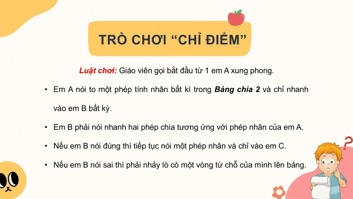 Giáo án PPT Toán 2 cánh diều bài Bảng chia 2