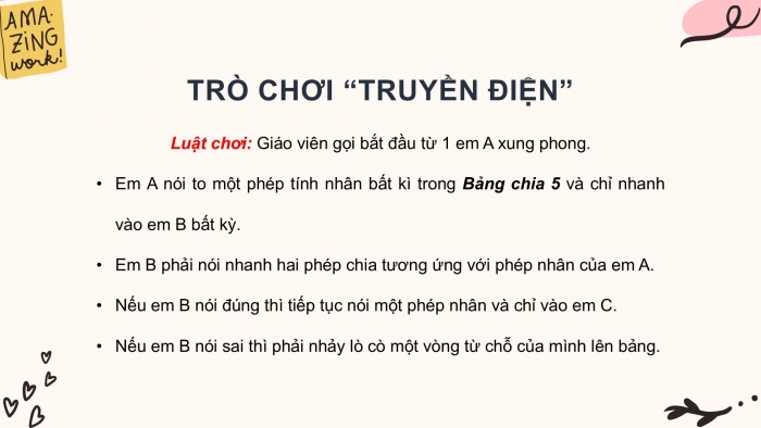 Giáo án PPT Toán 2 cánh diều bài Bảng chia 5