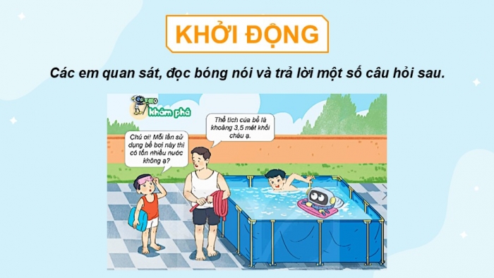 Giáo án điện tử Toán 5 kết nối Bài 47: Mét khối