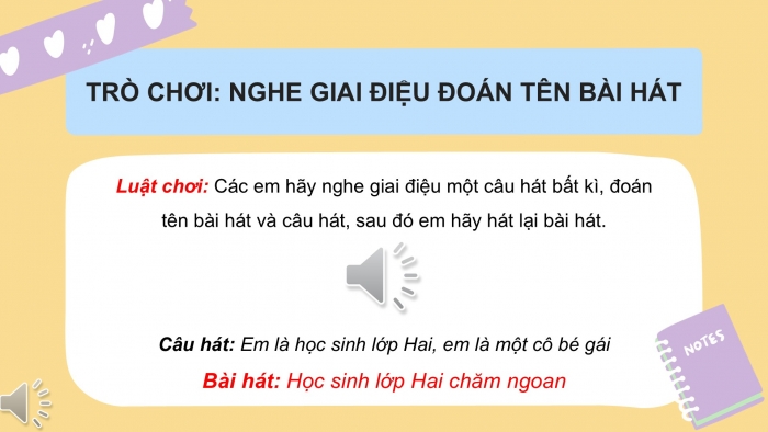 Giáo án PPT Âm nhạc 2 kết nối Tiết 10: Ôn tập bài hát Học sinh lớp Hai chăm ngoan, Đọc nhạc Bài số 2