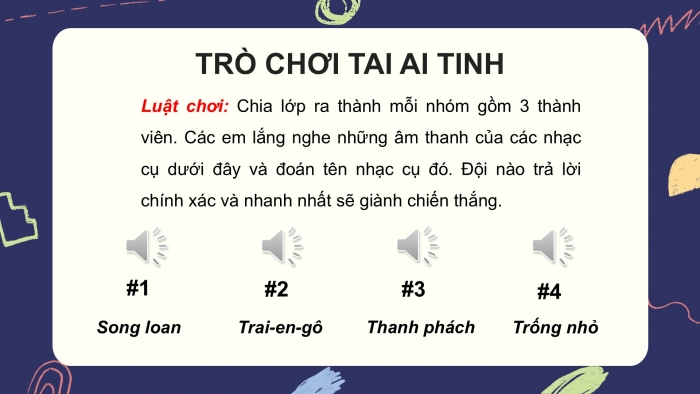 Giáo án PPT Âm nhạc 2 kết nối Tiết 15: Nhạc cụ Dùng nhạc cụ gõ thể hiện hình tiết tấu