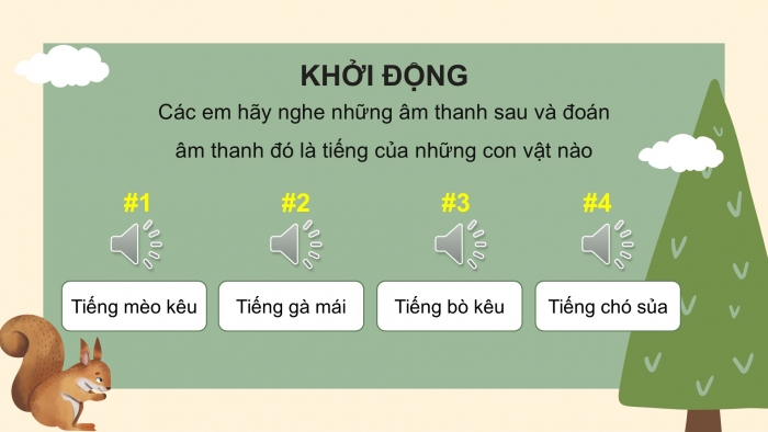 Giáo án PPT Âm nhạc 2 cánh diều Tiết 31: Hát Chú ếch con, Vận dụng – Sáng tạo: Phân biệt âm thanh to - nhỏ