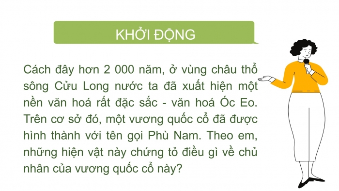 Giáo án PPT Lịch sử 6 kết nối Bài 20: Vương quốc Phù Nam