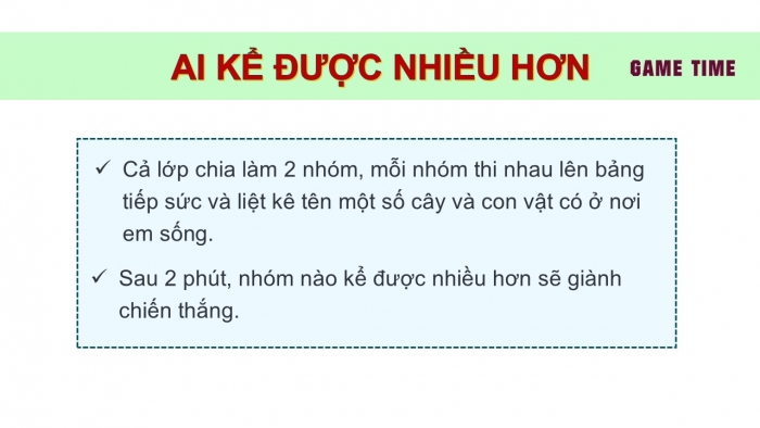 Giáo án PPT Tự nhiên và Xã hội 2 chân trời Bài 17: Thực hành tìm hiểu môi trường sống của thực vật và động vật