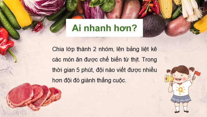 Giáo án PPT Công nghệ 6 cánh diều Bài 7: Chế biến thực phẩm