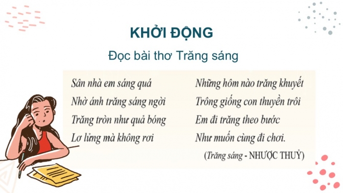 Giáo án PPT KHTN 6 cánh diều Bài 34: Các hình dạng nhìn thấy của Mặt Trăng