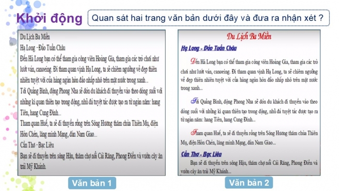 Giáo án PPT Tin học 6 cánh diều Bài 2: Trình bày trang, định dạng và in văn bản