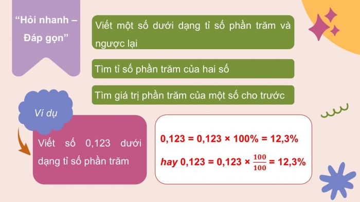 Giáo án điện tử Toán 5 chân trời Bài 63: Em làm được những gì?