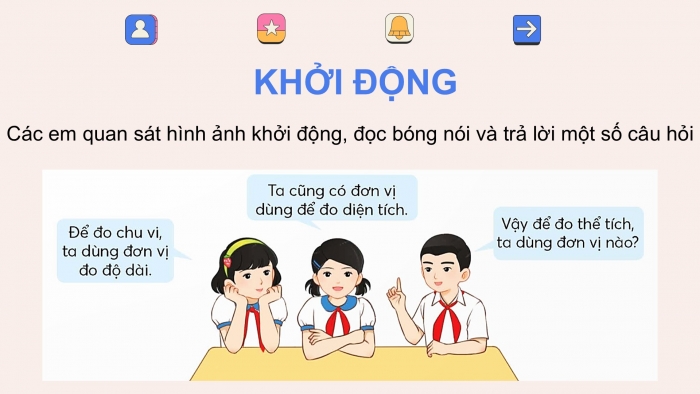 Giáo án điện tử Toán 5 chân trời Bài 70: Xăng-ti-mét khối