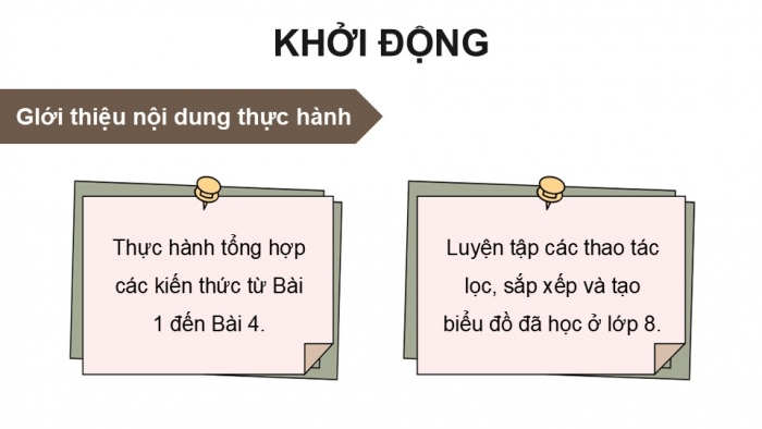 Giáo án điện tử Tin học 9 cánh diều Chủ đề E3 Bài 5: Thực hành tổng hợp