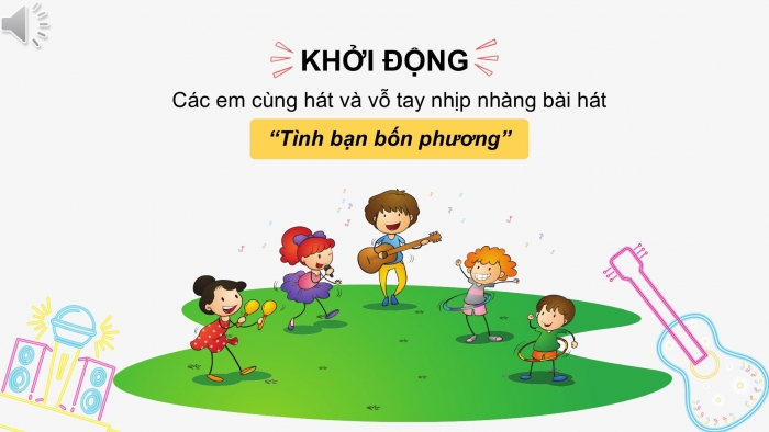 Giáo án PPT Âm nhạc 6 cánh diều Tiết 3: Bài đọc nhạc số 4, Nhịp 4/4, Hoà tấu nhạc cụ