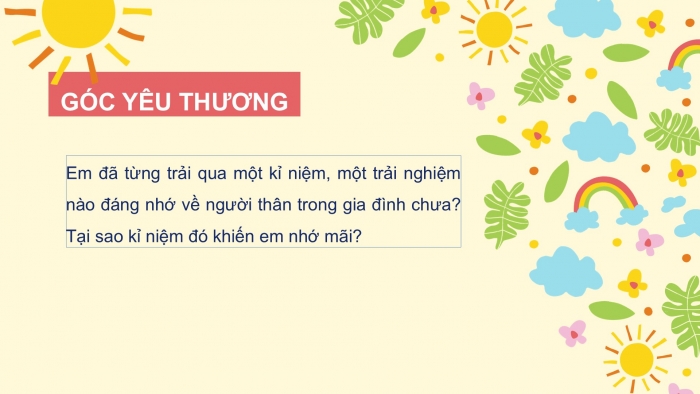 Giáo án PPT Ngữ văn 6 cánh diều Bài 2: Kể lại một trải nghiệm đáng nhớ