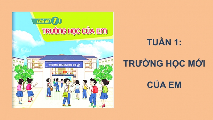 Giáo án PPT HĐTN 6 cánh diều Chủ đề 1: Trường học mới của em - Tuần 1