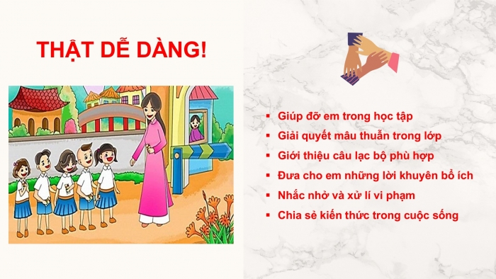 Giáo án PPT HĐTN 6 cánh diều Chủ đề 3: Thầy cô với chúng em - Tuần 10