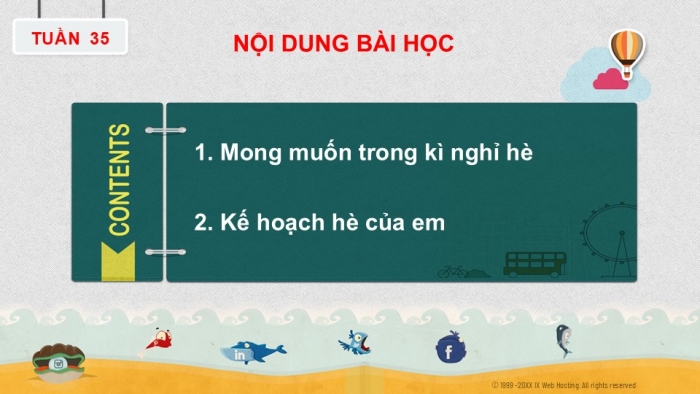 Giáo án PPT HĐTN 6 cánh diều Chủ đề 9: Kế hoạch hè - Tuần 35