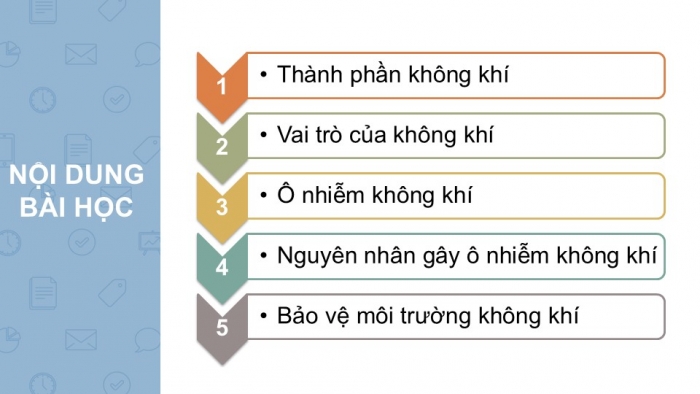 Giáo án PPT KHTN 6 chân trời Bài 10: Không khí và bảo vệ môi trường không khí