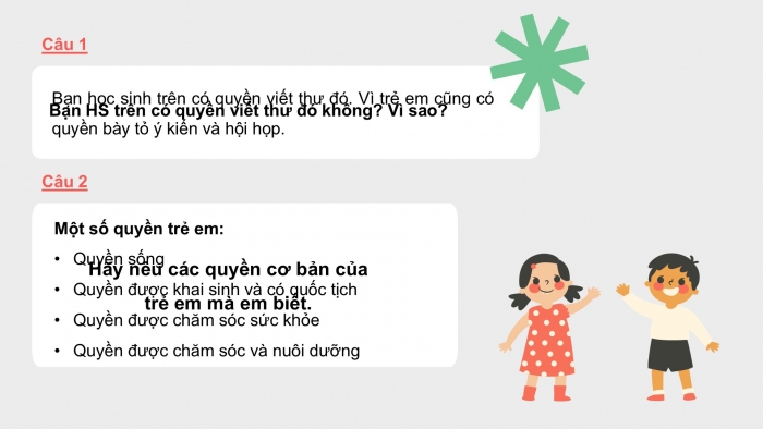 Giáo án PPT Công dân 6 chân trời Bài 11: Quyền cơ bản của trẻ em