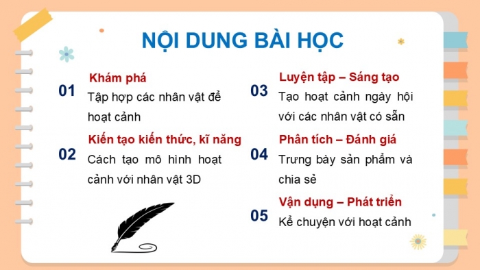 Giáo án PPT Mĩ thuật 6 chân trời Bài 3: Hoạt cảnh ngày hội