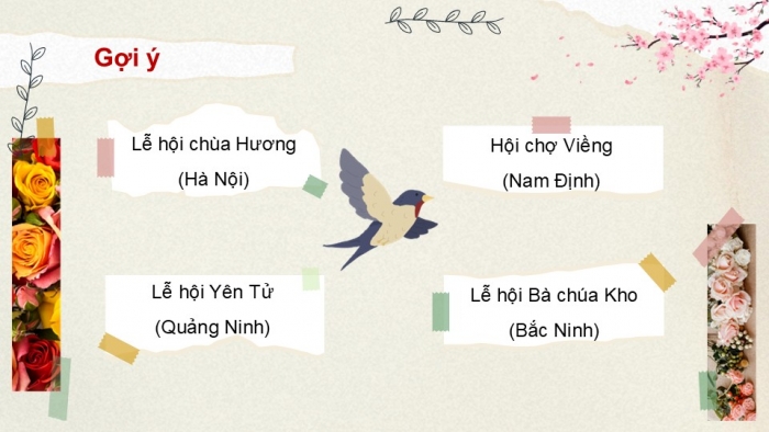 Giáo án PPT Mĩ thuật 6 chân trời Bài 4: Hội xuân quê hương