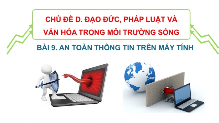 Giáo án PPT Tin học 6 kết nối Bài 9: An toàn thông tin trên Internet