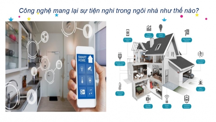 Giáo án PPT Công nghệ 6 kết nối Bài 3: Ngôi nhà thông minh