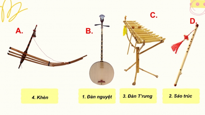 Giáo án PPT Âm nhạc 6 kết nối Tiết 21: Tìm hiểu sáo trúc, khèn; Ôn tập Bài đọc nhạc số 3