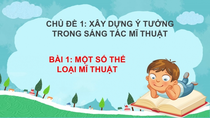 Giáo án PPT Mĩ thuật 6 kết nối Bài 1: Một số thể loại mĩ thuật