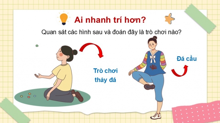 Giáo án PPT Mĩ thuật 6 kết nối Bài 9: Sáng tạo mĩ thuật với trò chơi dân gian