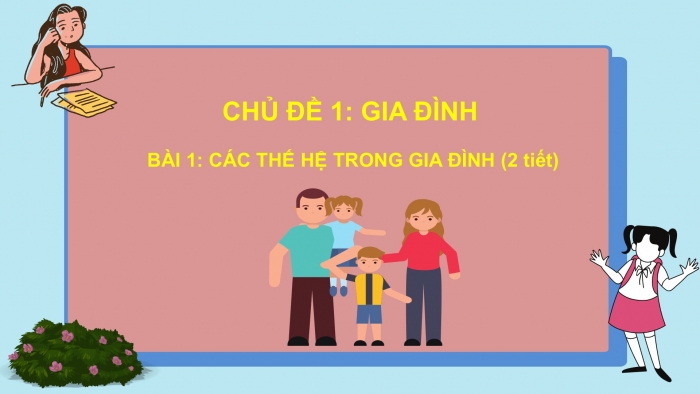 Giáo án PPT Tự nhiên và Xã hội 2 kết nối Bài 1: Các thế hệ trong gia đình