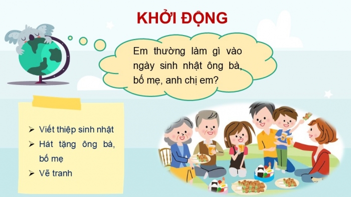 Giáo án PPT Tự nhiên và Xã hội 2 kết nối Bài 5: Ôn tập chủ đề Gia đình