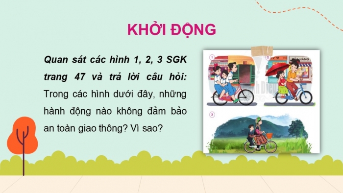 Giáo án PPT Tự nhiên và Xã hội 2 cánh diều Bài 9: An toàn khi đi trên phương tiện giao thông