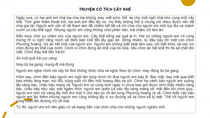 Giáo án PPT Ngữ văn 6 chân trời Bài 2 Viết: Kể lại một truyện cổ tích