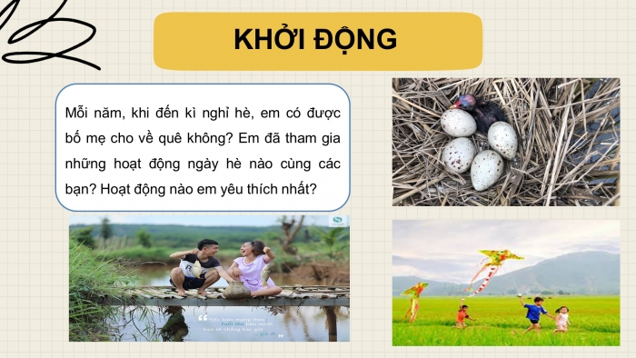 Giáo án PPT Ngữ văn 6 chân trời Bài 5: Lao xao ngày hè