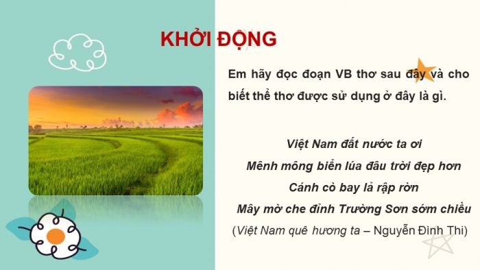 Giáo án PPT Ngữ văn 6 kết nối Bài 4: Giới thiệu bài học và Tri thức ngữ văn