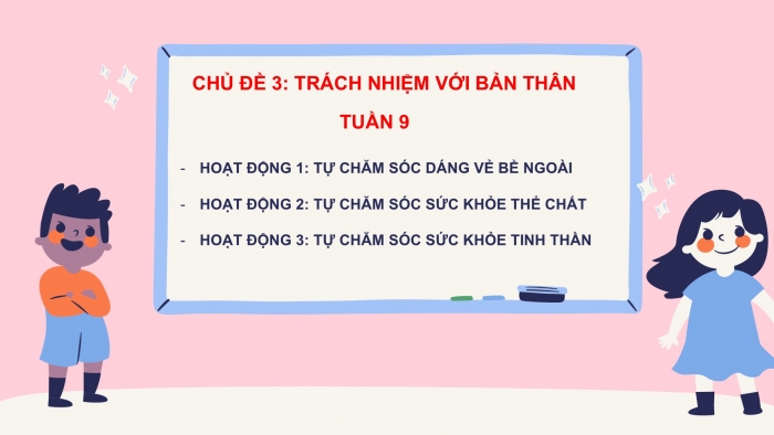 Giáo án PPT HĐTN 6 kết nối Tuần 9: Tự chăm sóc bản thân