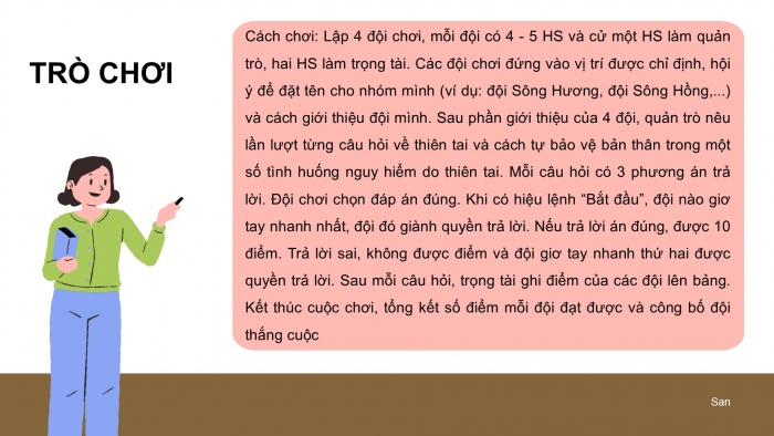 Giáo án PPT HĐTN 6 kết nối Tuần 12: Ứng phó với thiên tai (tiếp)