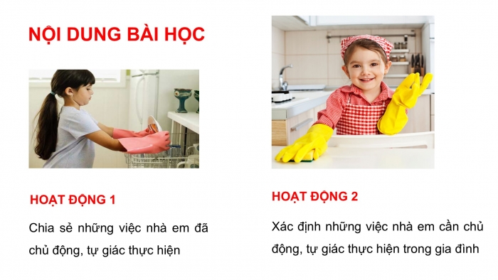 Giáo án PPT HĐTN 6 kết nối Tuần 19: Em làm việc nhà