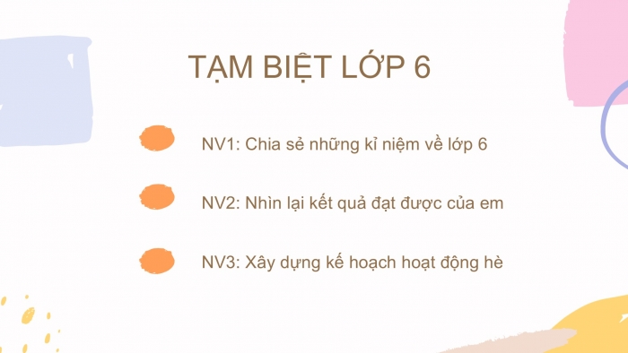 Giáo án PPT HĐTN 6 chân trời Chủ đề 9 Tuần 35