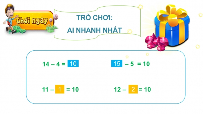 Giáo án PPT Toán 2 chân trời bài: 11 trừ đi một số