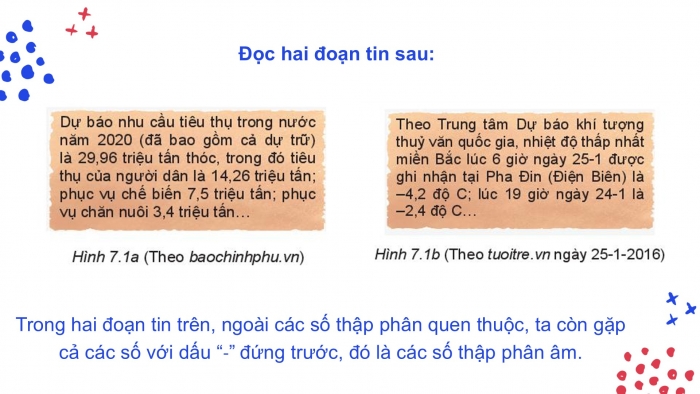 Giáo án PPT Toán 6 kết nối Bài 28: Số thập phân