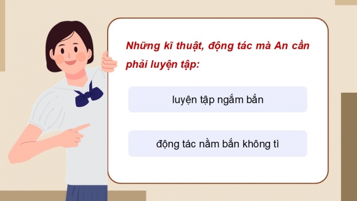 Giáo án điện tử Quốc phòng an ninh 12 cánh diều Bài 6: Kĩ thuật bắn súng tiểu liên AK