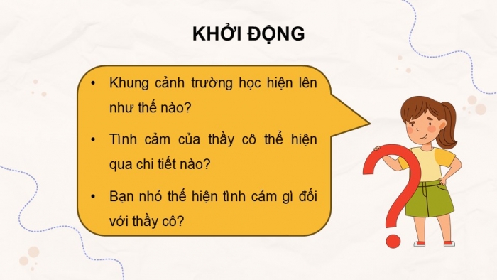 Giáo án điện tử Mĩ thuật 5 chân trời bản 2 Bài 15: Tranh tường ở trường em