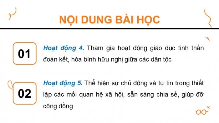 Giáo án điện tử Hoạt động trải nghiệm 12 chân trời bản 1 Chủ đề 6: Tham gia xây dựng và phát triển cộng đồng (P2)